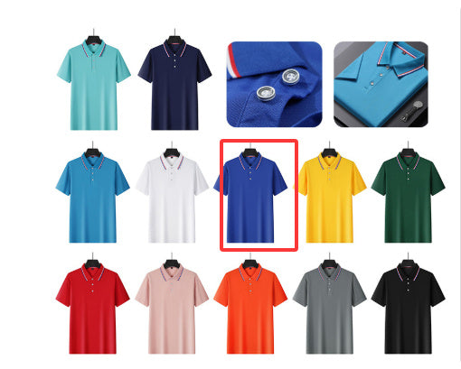 Collar Quick Drying Pure Cotton Workwear Polo Shirt