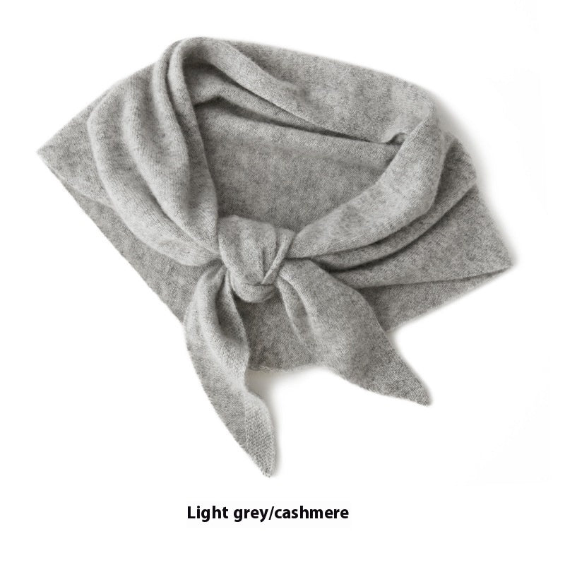 100 Pure Cashmere Knitted Outerwear Small Shawl Korean Men And Women