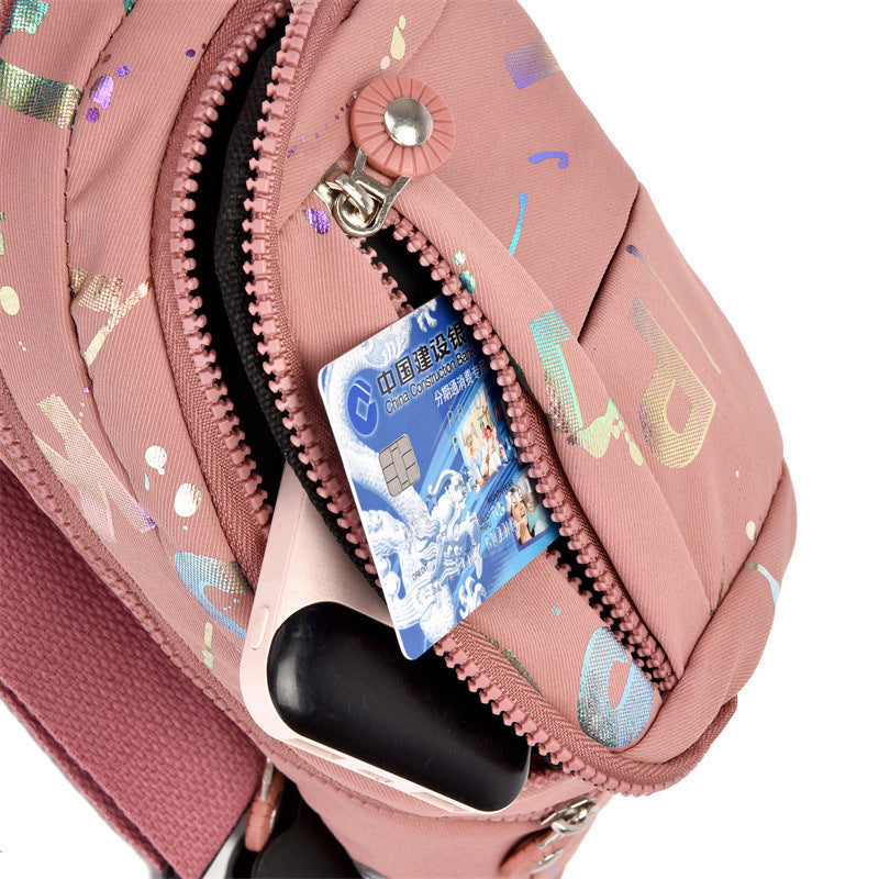 Women's Waist Bag Waterproof Chest Crossbody