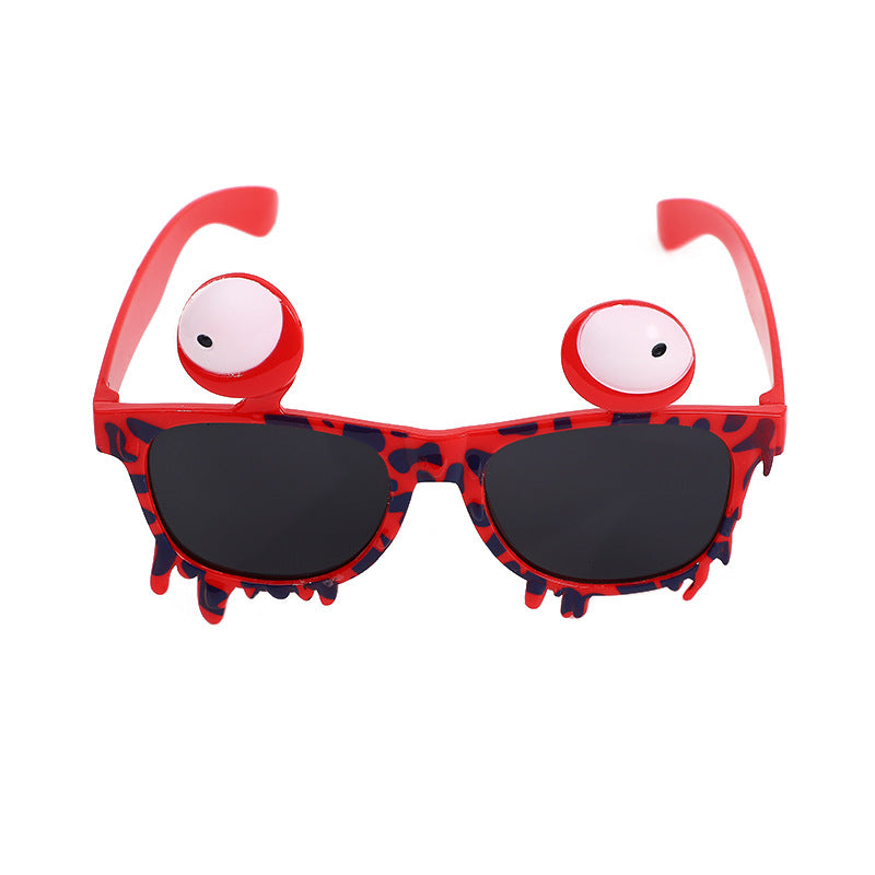 Halloween Spider Web Glasses Trick Toy