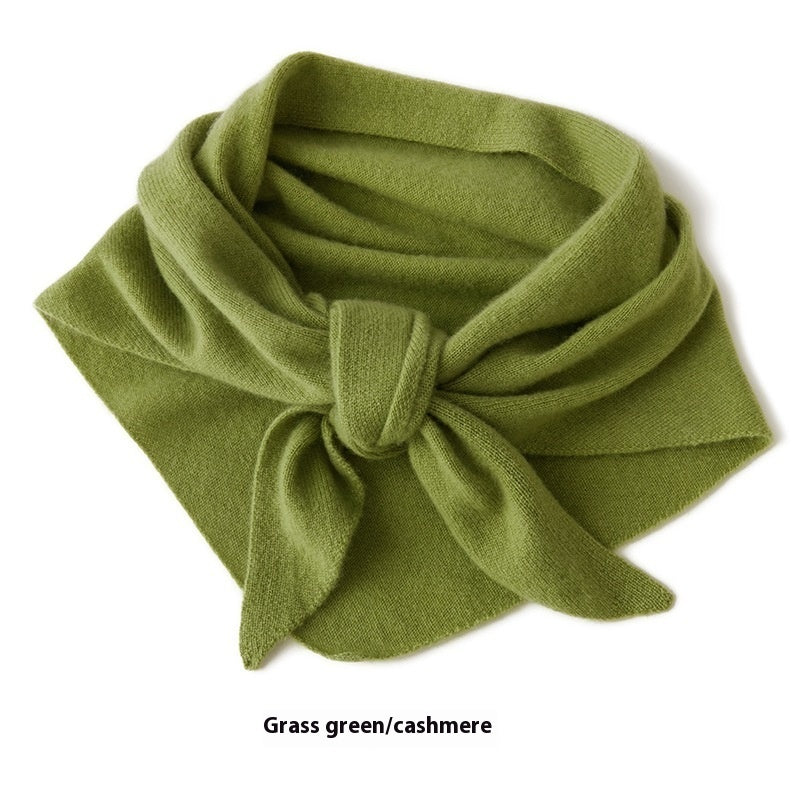 100 Pure Cashmere Knitted Outerwear Small Shawl Korean Men And Women