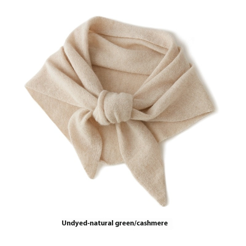 100 Pure Cashmere Knitted Outerwear Small Shawl Korean Men And Women