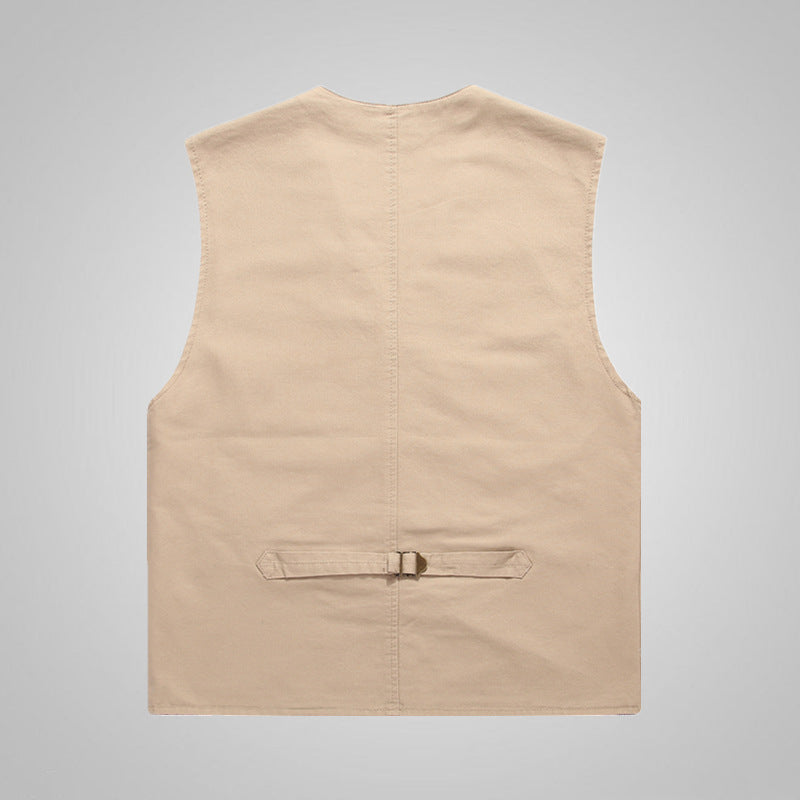 Spring And Autumn New Denim Vest Man